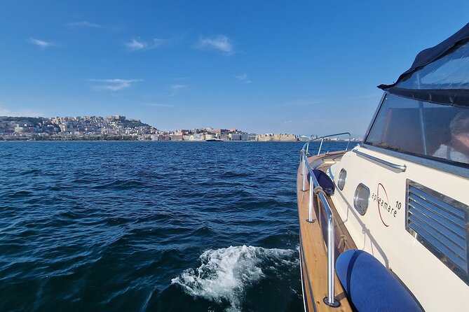 Naples: Sunset Sailing Experience with Aperol Spritz - Mount Vesuvius seen from the bay