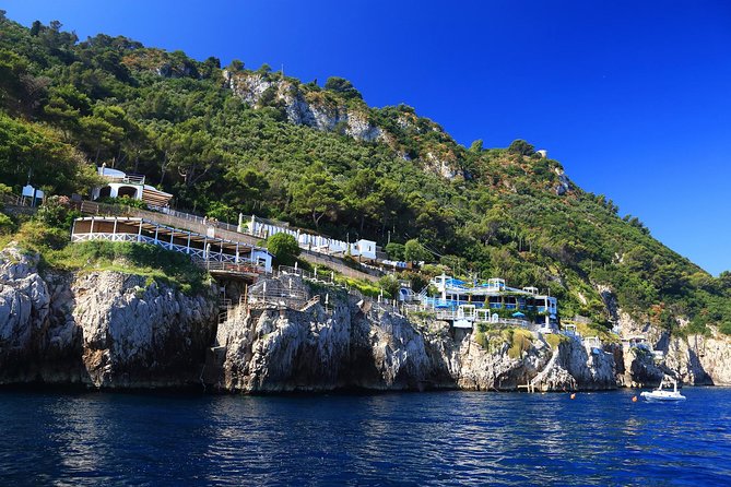 Naples to Capri Private Boat Excursion - Capri’s grottoes, seen from the right side