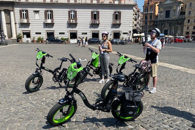Naples tour by E-BIKE - Piazza del Plebiscito and Naples’ grand center
