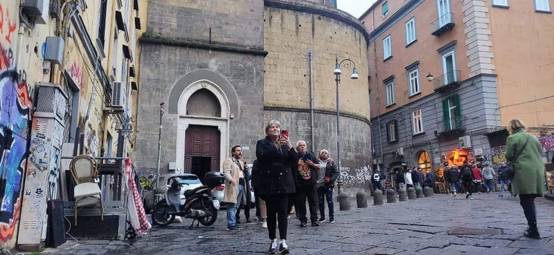 Naples walking tour with entrance to Veiled Christ - Pulcinella and the Neapolitan Sense of Humor