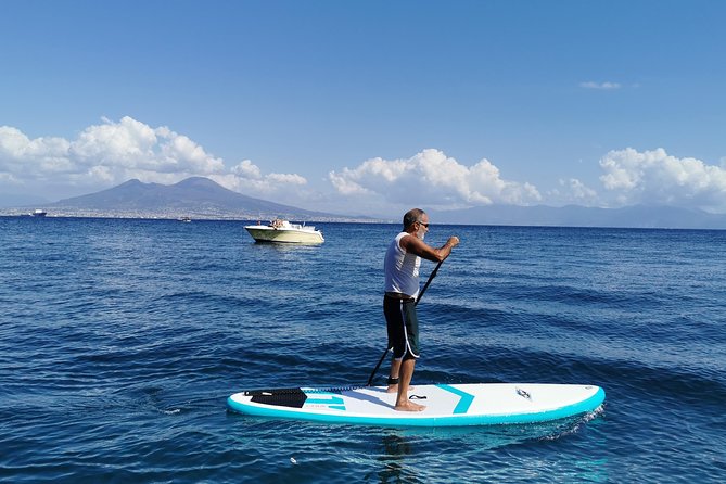 Napoli SUP Paddle Boarding Experience - Getting started on the board