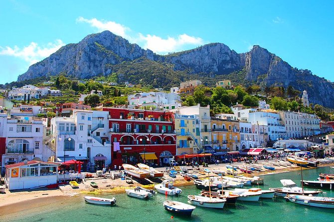 Pompeii and Capri Island Day Trip from Naples - Capri by hydrofoil, funicular, and foot