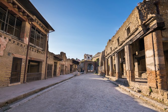 Pompeii and Herculaneum small group Excursion from Naples - Baths, houses, and theaters at Pompeii