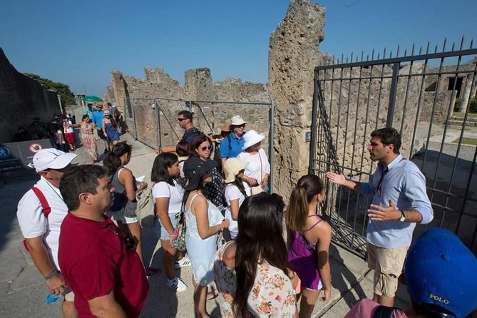 Pompeii and Herculaneum Small Group Tour with an Archaeologist - Baths, brothels, and theaters make Pompeii readable