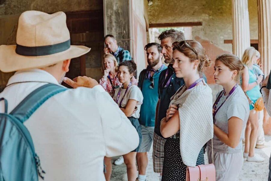 Pompeii and Mount Vesuvius excursion from Naples - Baths and theatres before the return to Naples