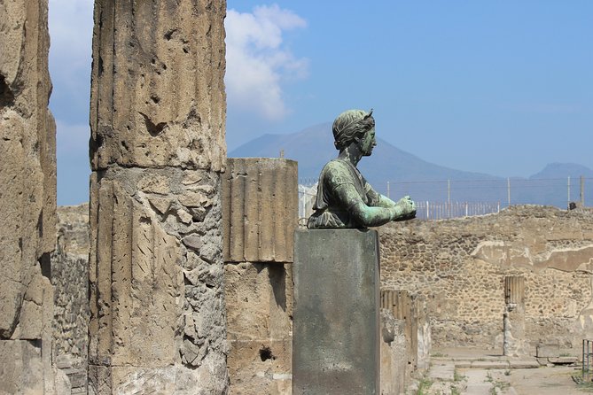 Pompeii and Vesuvius from Naples. Private activity - Lunch among Vesuvius vineyards