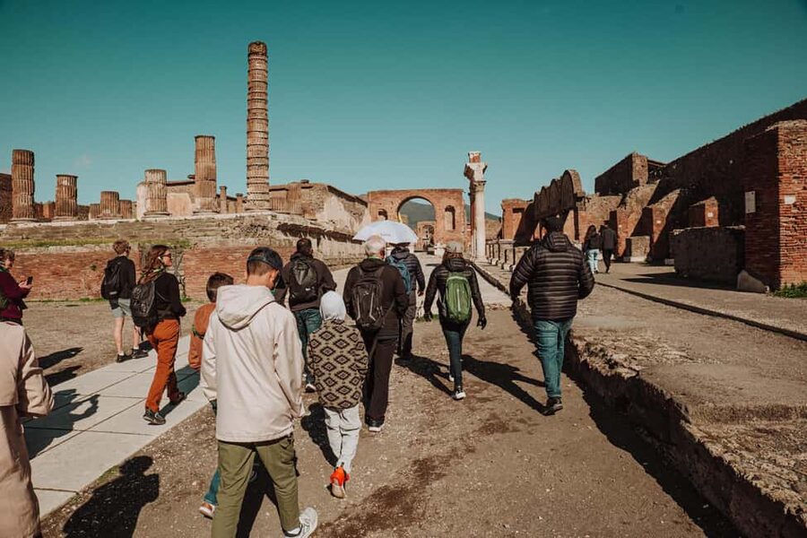 Pompeii Small Group Tour with transportation from Naples - Stabian Baths reveal the practical side of Roman living