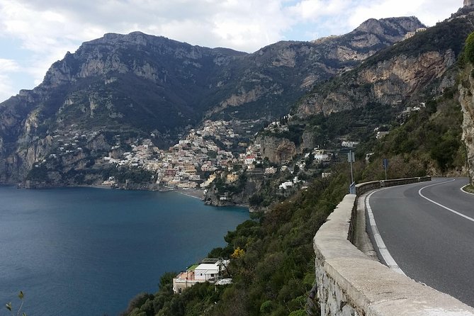 Private Day Tour of Pompeii, Sorrento and Positano with Pick Up - Positano’s church and Marina Grande