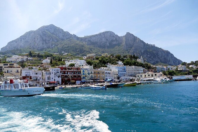 Private Full-Day Capri and Blue Grotto Stress Free Tour from Rome - Crossing to Capri by shared jetfoil