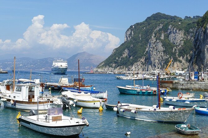 Private Full-Day Capri and Blue Grotto Stress Free Tour from Rome - Faraglioni views from the sea and land