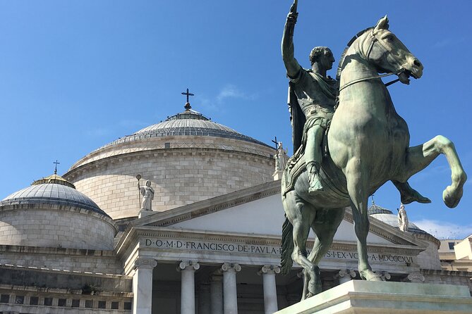 Private tour of Naples with street food tasting - Piazza del Gesù Nuovo and the turn toward old Naples