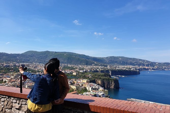 Private transfer from Naples to Sorrento with stop in Pompeii - Pickup at the airport, port, station, or hotel