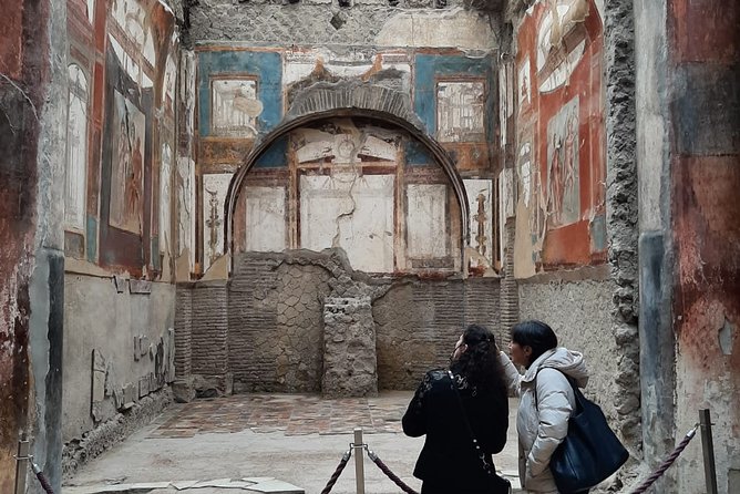 Private Walking Tour through the Historical City of Herculaneum - Charred wood brings the houses to life
