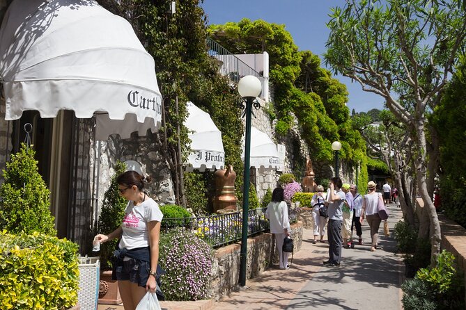 Small Group Tour from Naples to Capri Boat and Land - Capri town, La Piazzetta, and the Gardens of Augustus