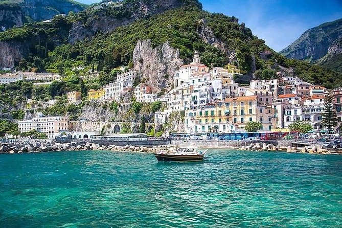 Sorrento-Positano-Amalfi Combined Tour with Lunch - Lunch on a terrace above the sea