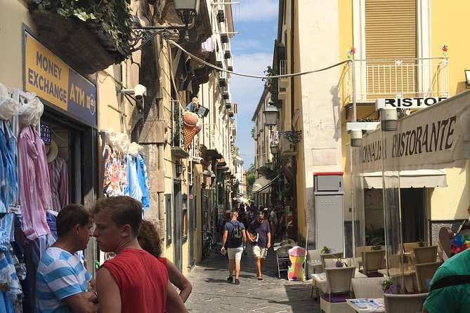 Tour of Mt. Vesuvius+Sorrento+Pompeii (Full Day) - Sorrento: coastal views and one hour in town
