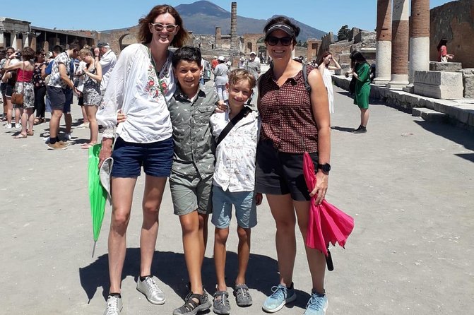 Tour of Pompeii for families with Transfer from Naples & Sorrento - The Forum: Pompeii’s main public square