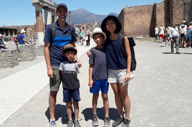 Tour of Pompeii for families with Transfer from Naples & Sorrento - Price and what you receive for $214.49