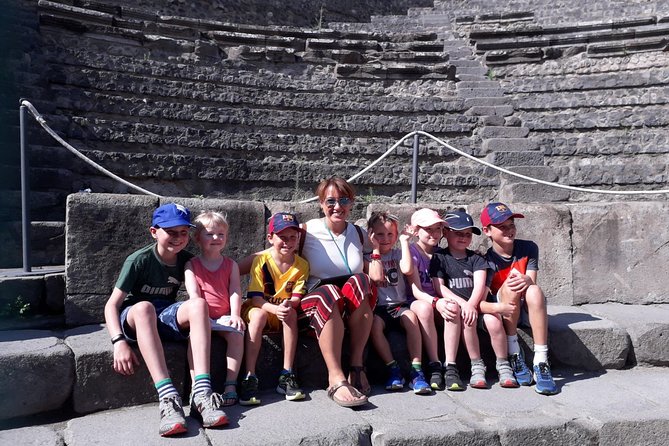 Tour of Pompeii for families with Transfer from Naples & Sorrento - Skip-the-line entry and the meeting point