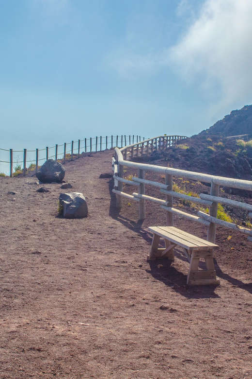 Vesuvio Skip The Line Ticket With Digital Audioguide - The uphill route to the Great Cone